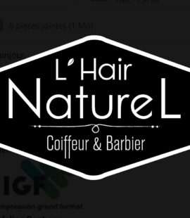 Logo L'Hair Naturel coiffure